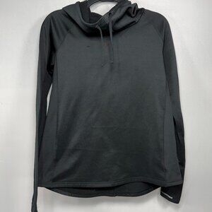 Athletic Columbia Black Polyester Pullover Hoodie L Large